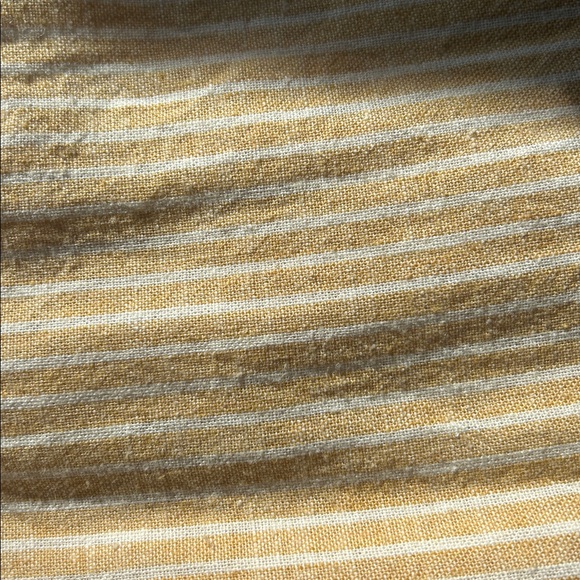 NWOT Marine Layer Tenley Skirt Dress Yellow Stripe Tencel Linen Blend Sz S - Picture 3 of 3